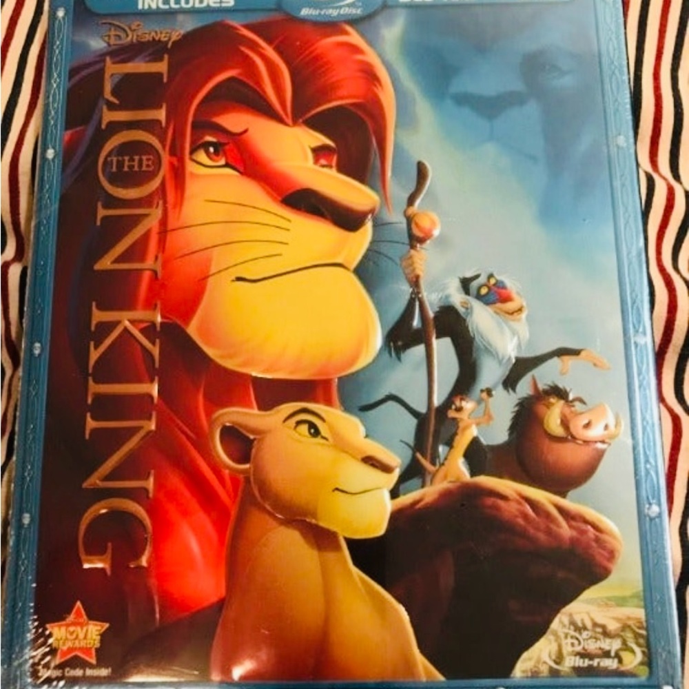 Lion King ~Blu-Ray + DVD Diamond Edition ~ New & Sealed! With Slipcover!!